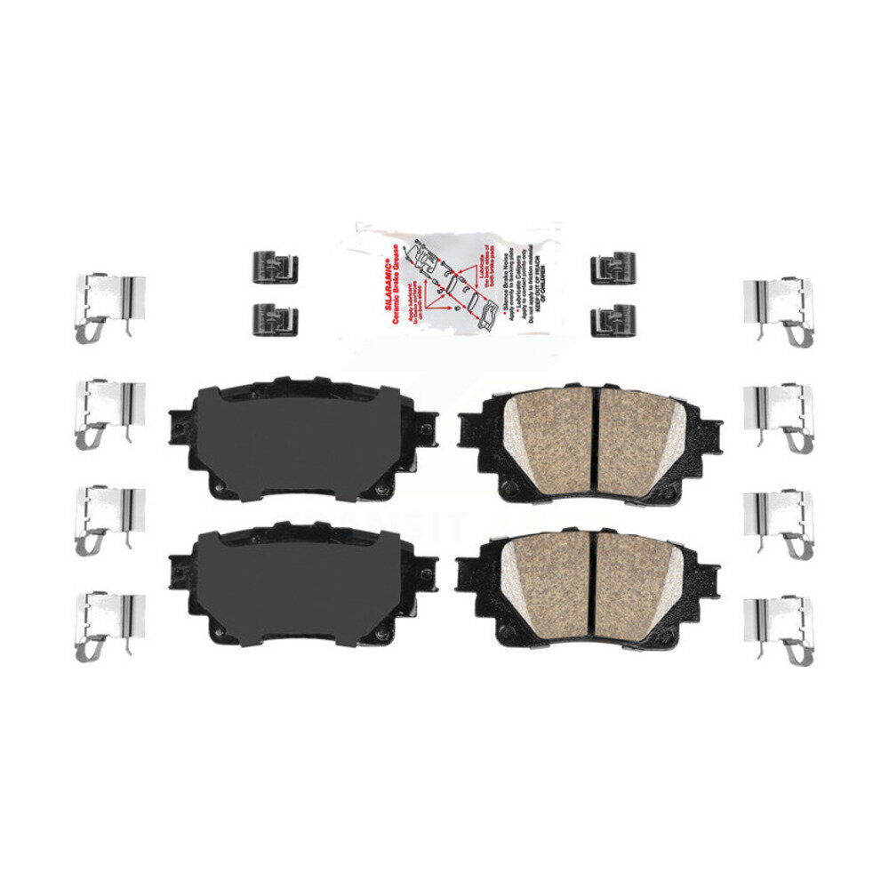 AmeriBRAKES Rear Ceramic Disc Brake Pads NWF-PRC2183-1684-30