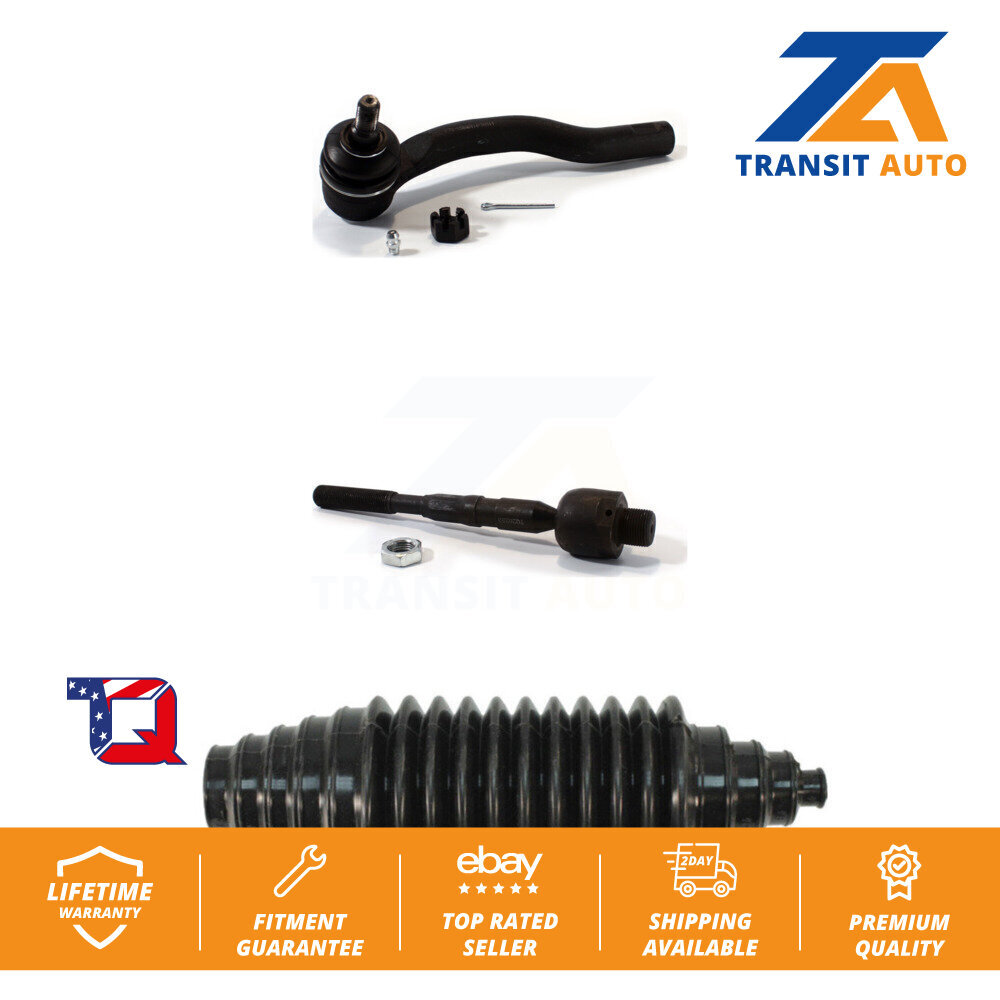 Front Left Steering Tie Rod End & Boot Kit For Ford Edge Lincoln MKX ...