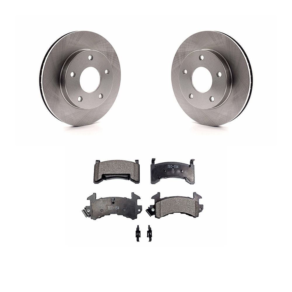 Rotors Metallic Pads R OE Replacement 1998 1999 2000 Chevy S10 4WD
