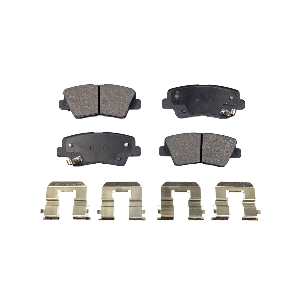 Rear Coated Disc Rotors /& Semi-Metallic Brake Pads Fits Azera Optima Sonata