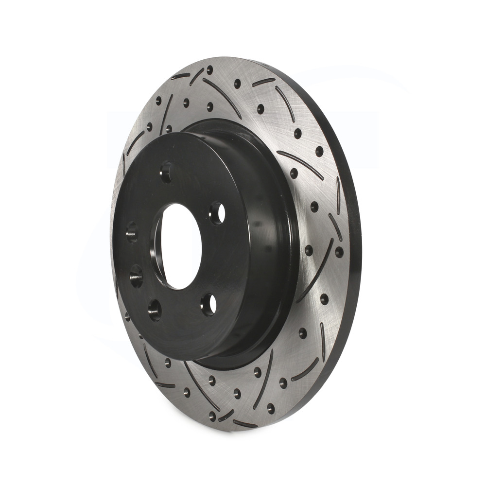 Front Rear Drilled Slot Disc Brake Rotor SemiMetallic Pad Chevrolet