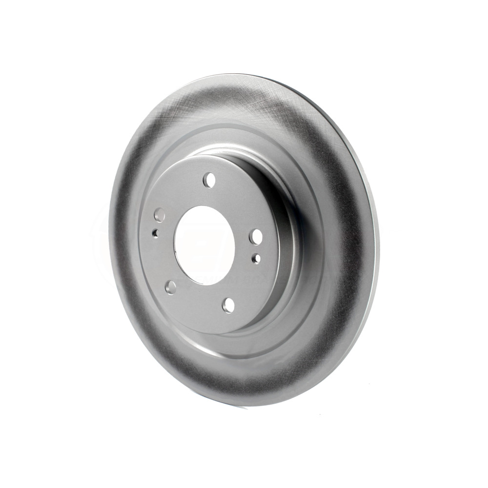 Rear Coated Disc Brake Rotors & SemiMetallic Pad Mitsubishi Outlander