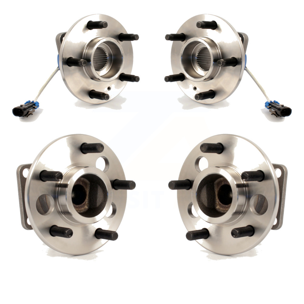 Front Rear Wheel Bearing & Hub Assembly Kit Chevrolet Impala Pontiac