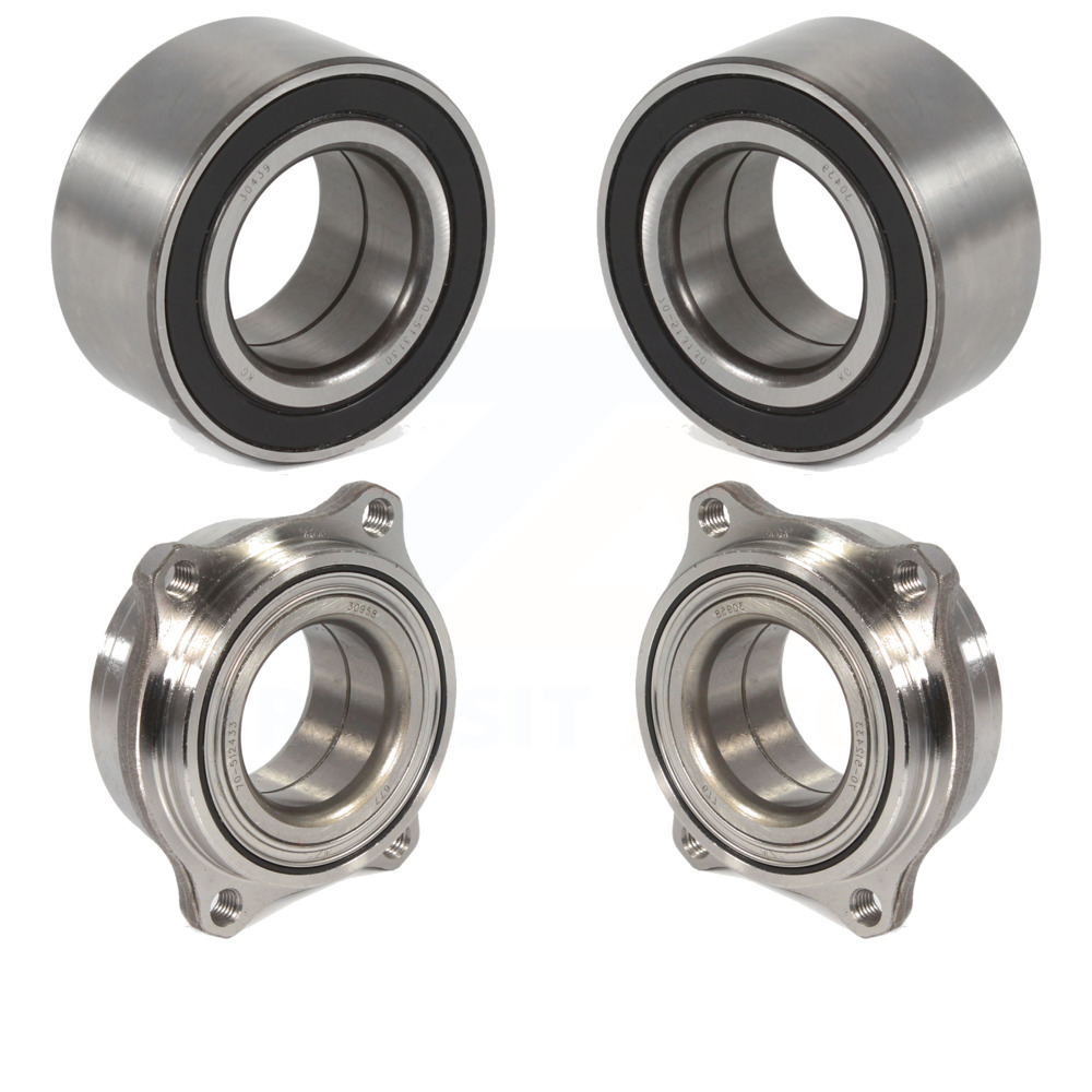 Front Rear Wheel Bearing And Hub Assembly Kit MercedesBenz C300 C250