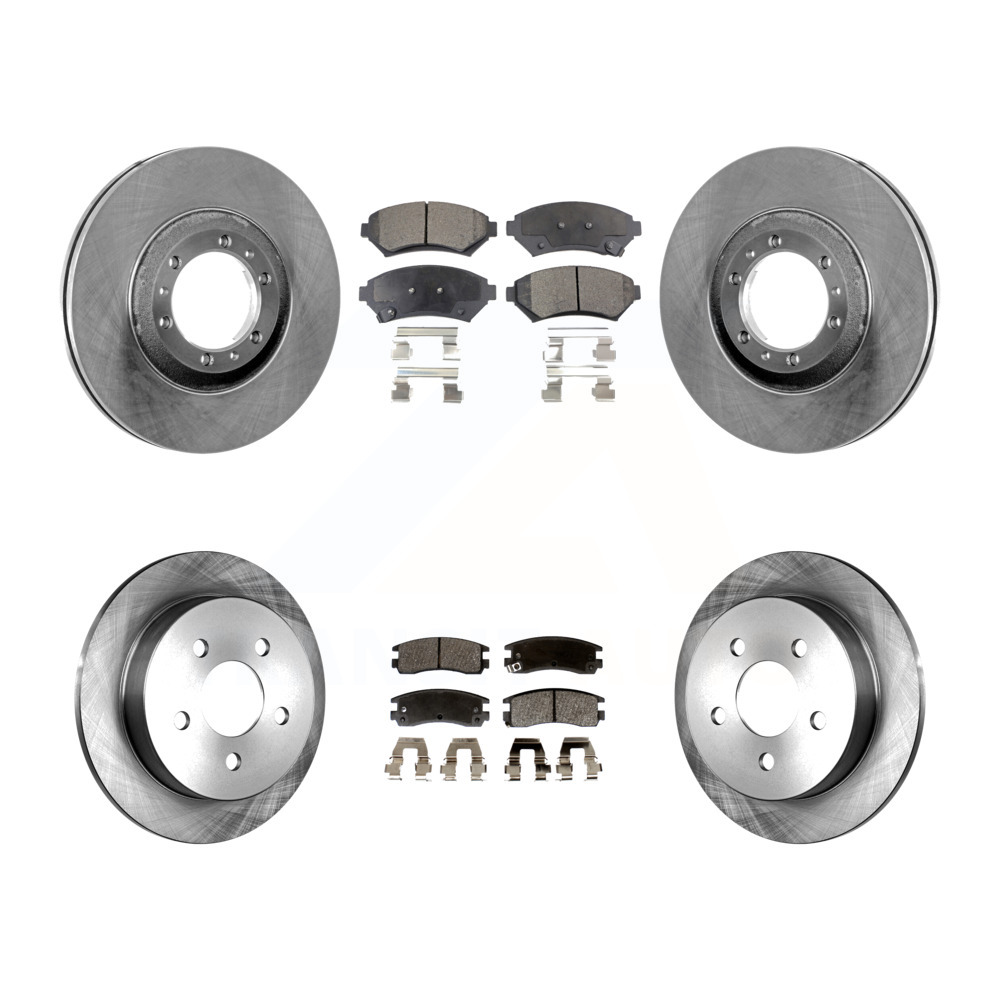 Rotors Metallic Pads F OE Replacement 2000 2001 2002 Chevy Venture FWD
