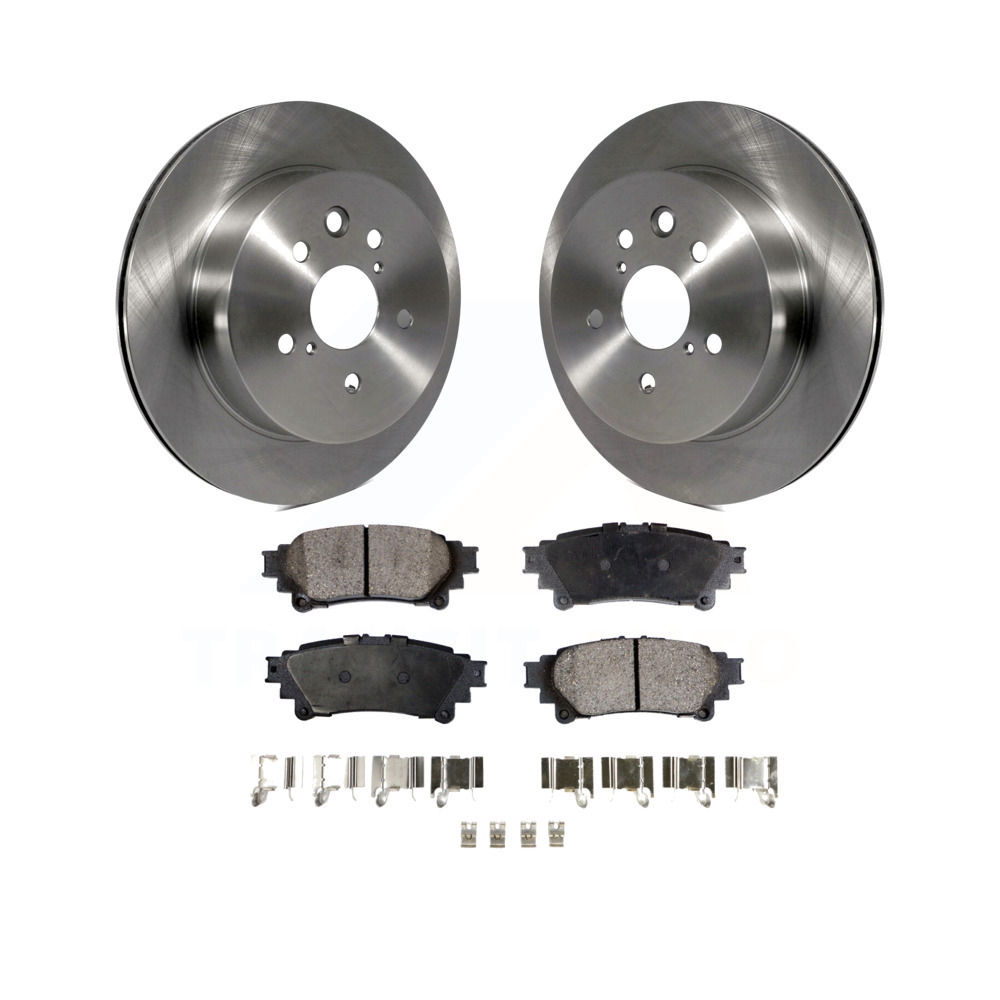 For Lexus IS250 06-08 2.5 Front Disc Brake Rotors Coat /& Ceramic Pads Kit Brembo