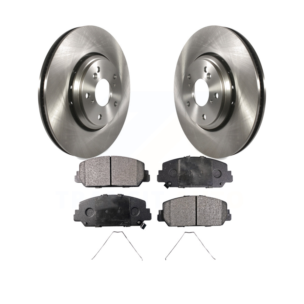 See Desc. OE Replacement Rotors w//Ceramic Pads F 2005 2006 Fit Dodge Caravan