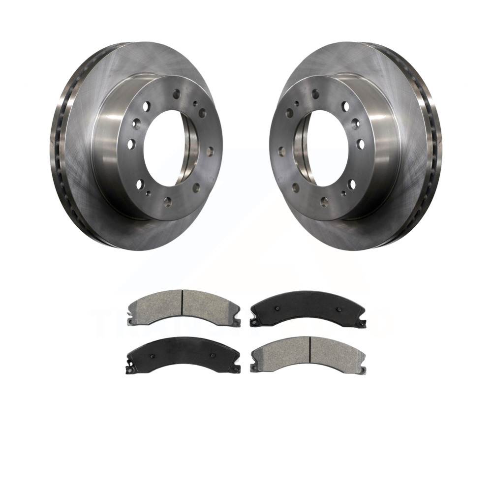 Front Brake Rotors SemiMetallic Pad Chevrolet Silverado 2500 HD GMC