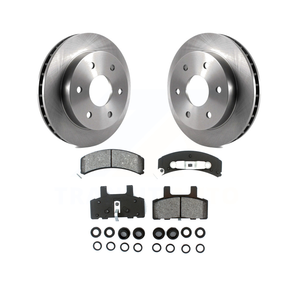 Front Brake Rotor Semi-Metallic Pad Kit Chevrolet K1500 GMC Tahoe K2500 ...