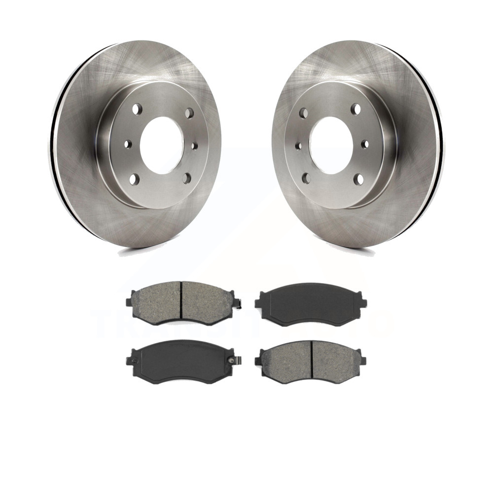 Front Brake Rotors SemiMetallic Pad For Nissan Sentra 240SX Stanza