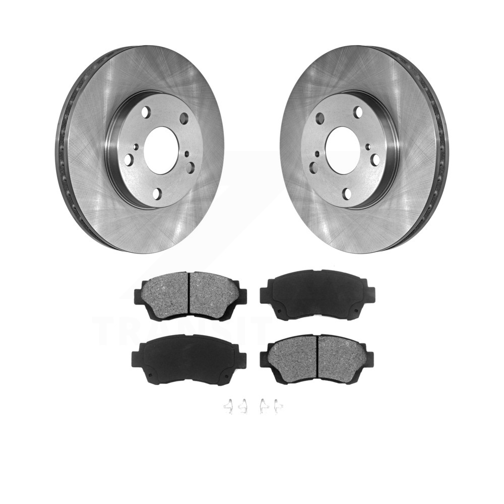 Front Drill /& Slot Brake Rotors /& Ceramic Pads For Toyota Avalon Camry Sienna