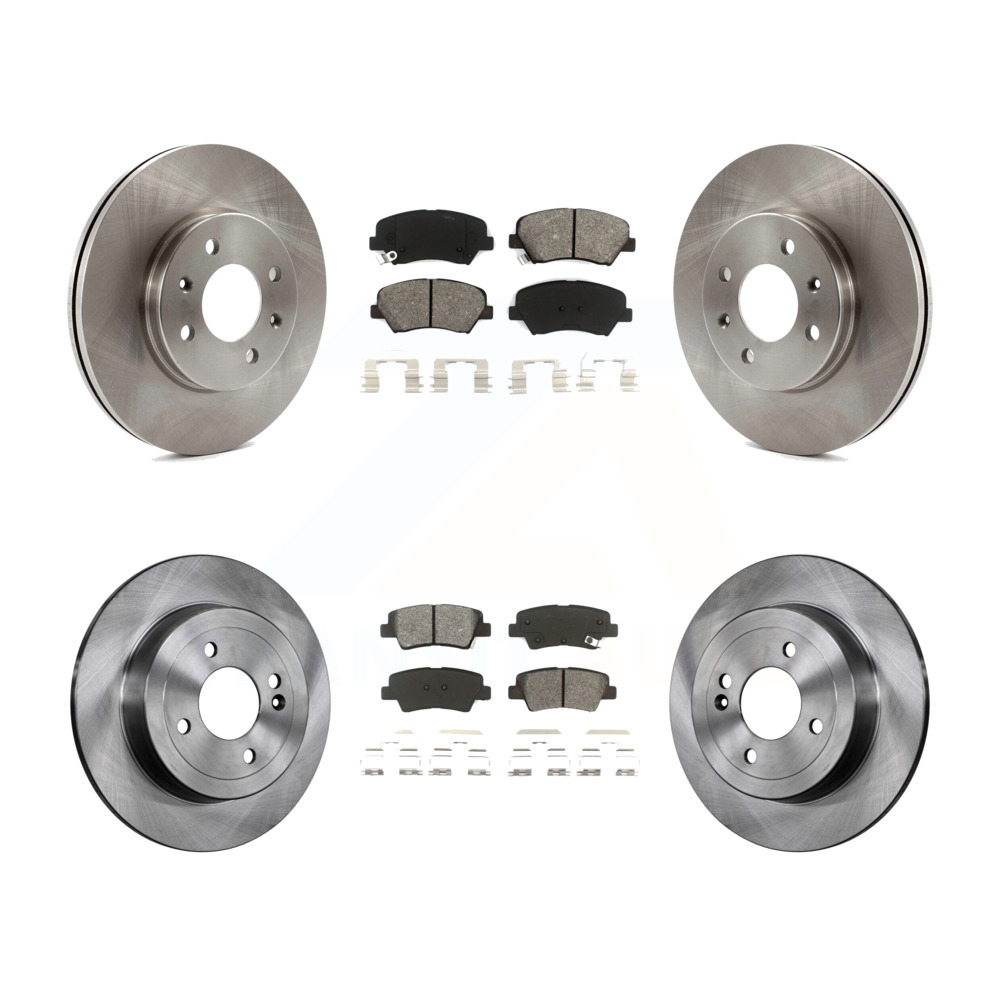 BRAKE DISC BRAKE PADS FOR KIA PICANTO FRONT /& REAR BRAKE DISCS /& PAD