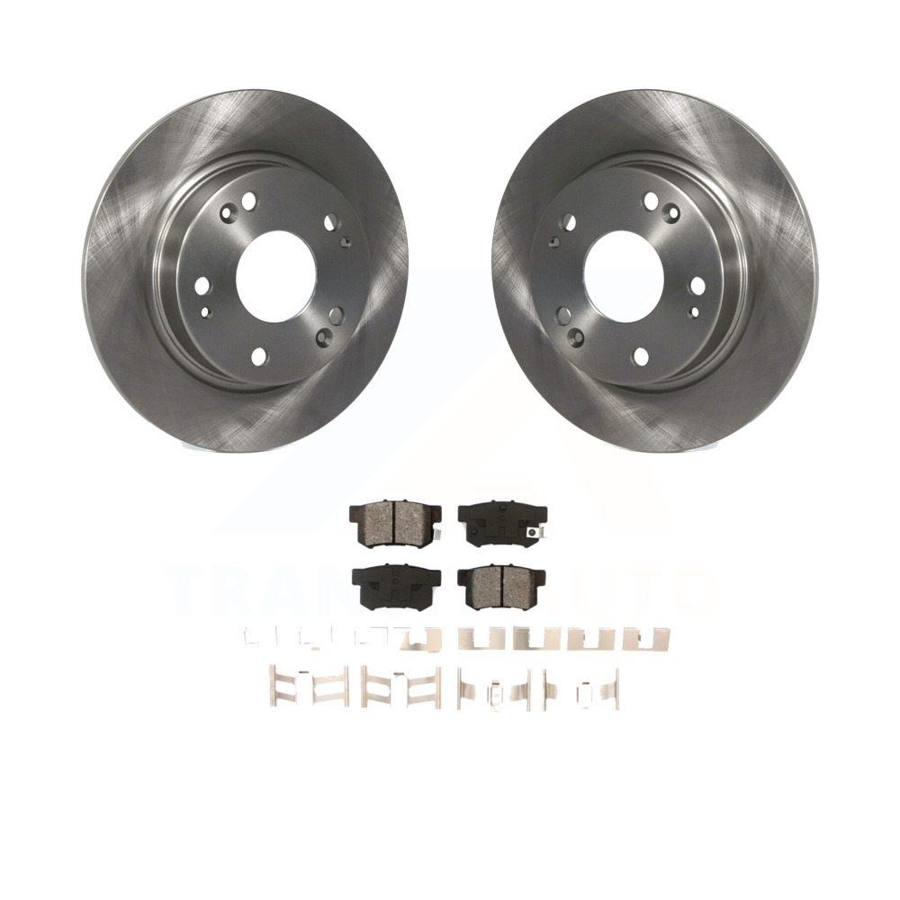 Auto Parts and Vehicles Rear Slot Brake Discs Rotors And Ceramic Pads Fits Honda Civic Sedan