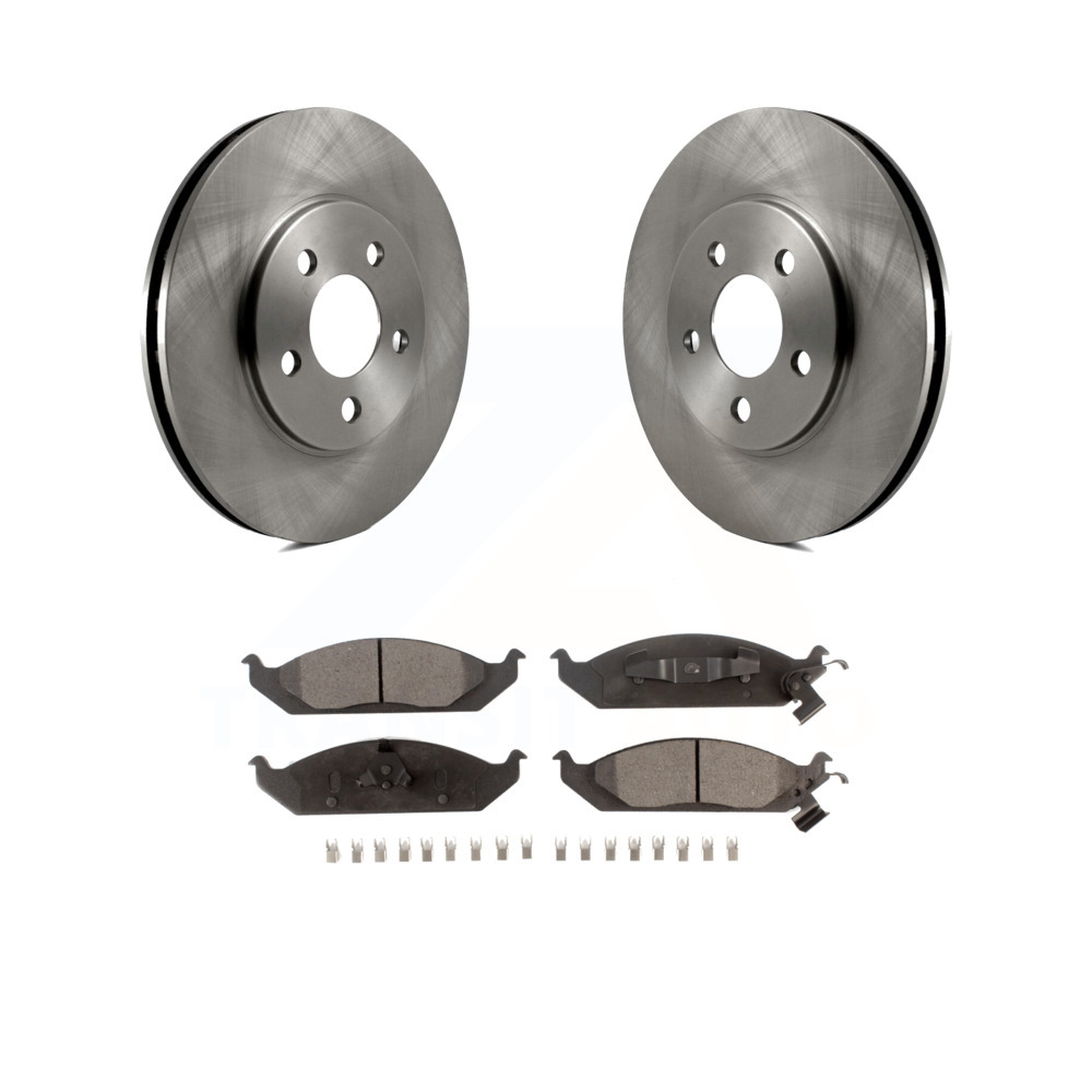 Front Brake Rotor Ceramic Pad For Chrysler Sebring Dodge Stratus Cirrus