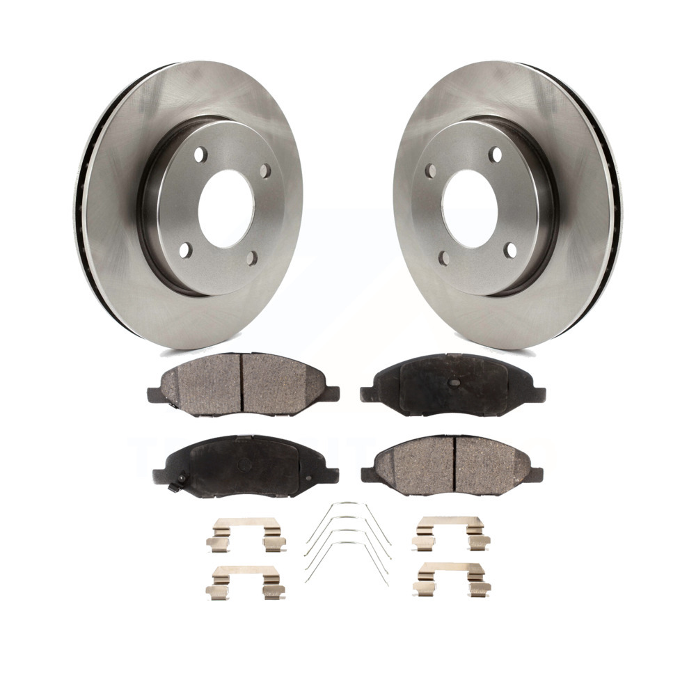 2009 2010 2011 for Nissan Cube Coated Brake Rotors and Ceramic Pads Front