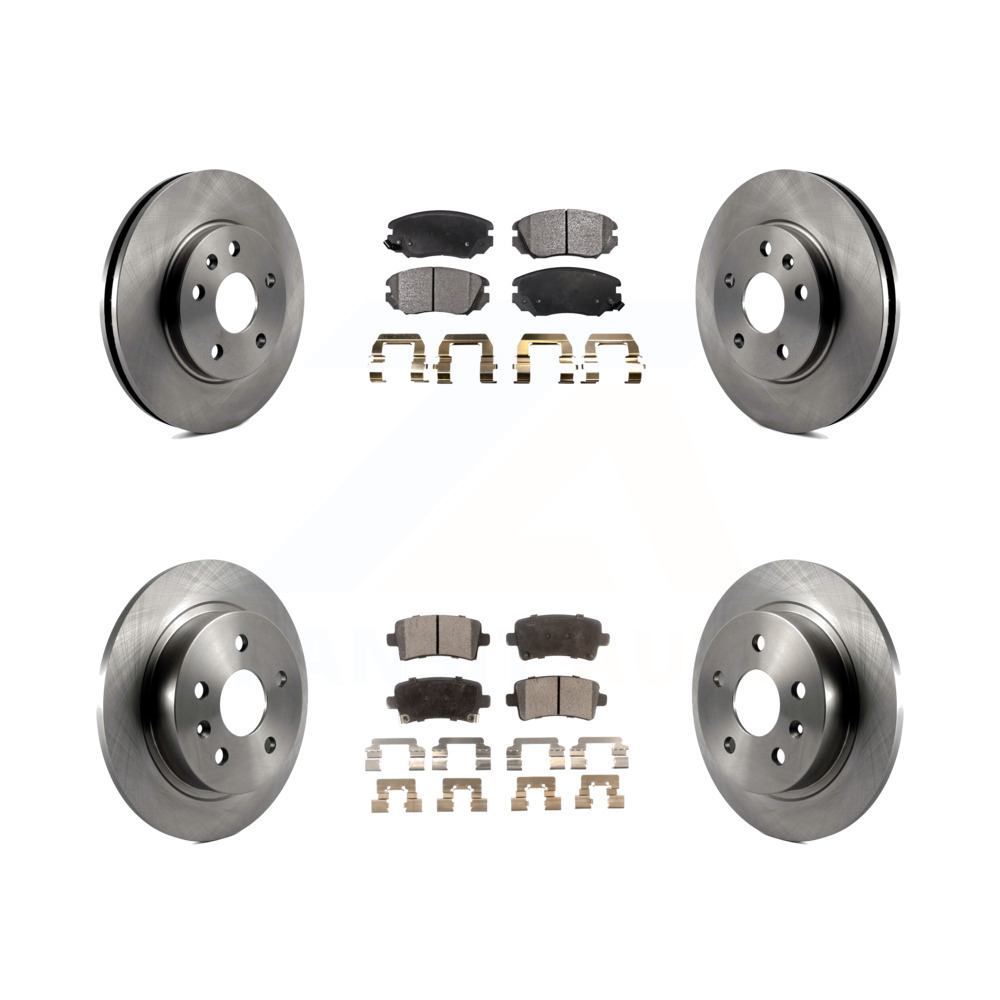 Front Rear Disc Brake Rotor Ceramic Pad Kit Chevrolet Malibu Limited Buick Regal eBay