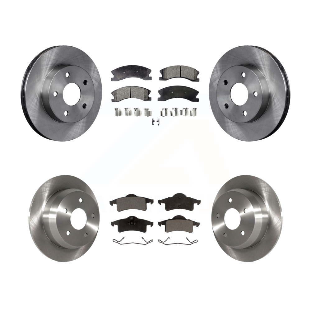 2 REAR Brakes Rotors Back Brake Disc Rotor Set for Jeep 1999-2004 Grand Cherokee