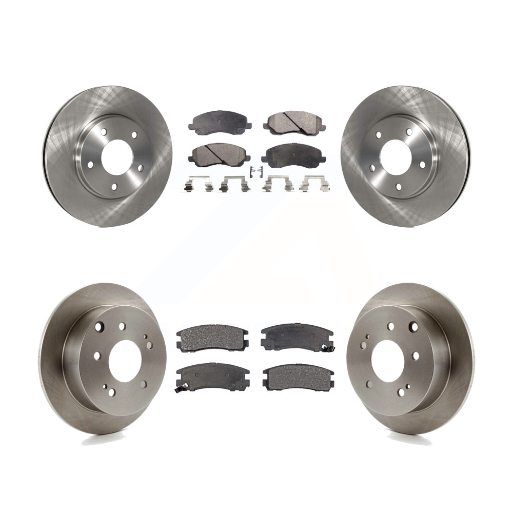 Rotors w//Ceramic Pads OE Brakes Rear Fits: 2005 06 07 08 2009 Legacy