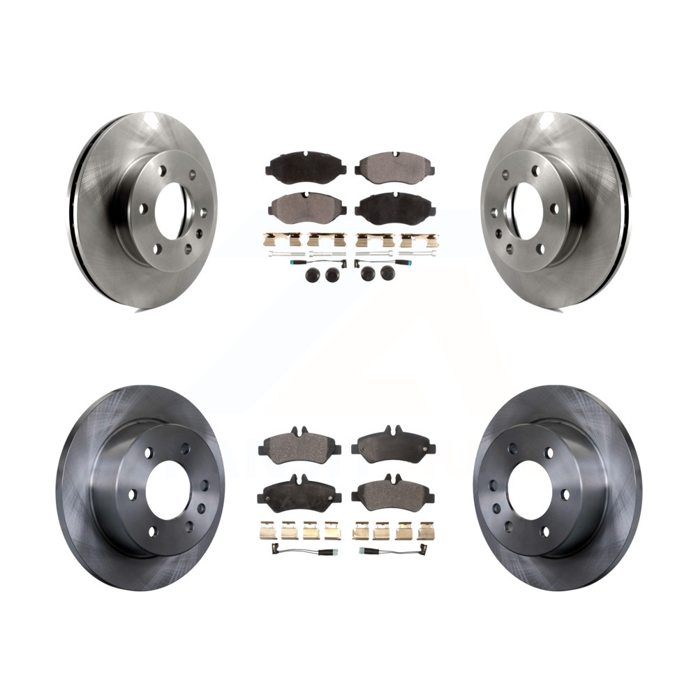 2016 For Mercedes-Benz Sprinter 2500 Rear Disc Brake Rotors and Ceramic Brake Pads