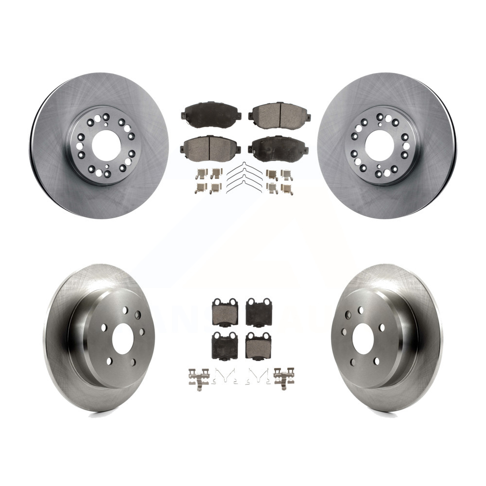 Front Rear Disc Brake Rotors Ceramic Pad Kit Lexus GS300 SC430 IS300