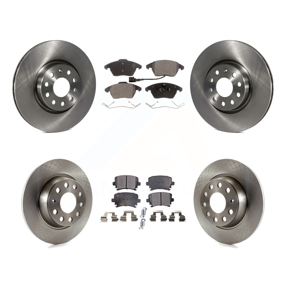 2013 Chevy Silverado 1500 2WD//4WD OE Replacement Rotors w//Ceramic Pads F
