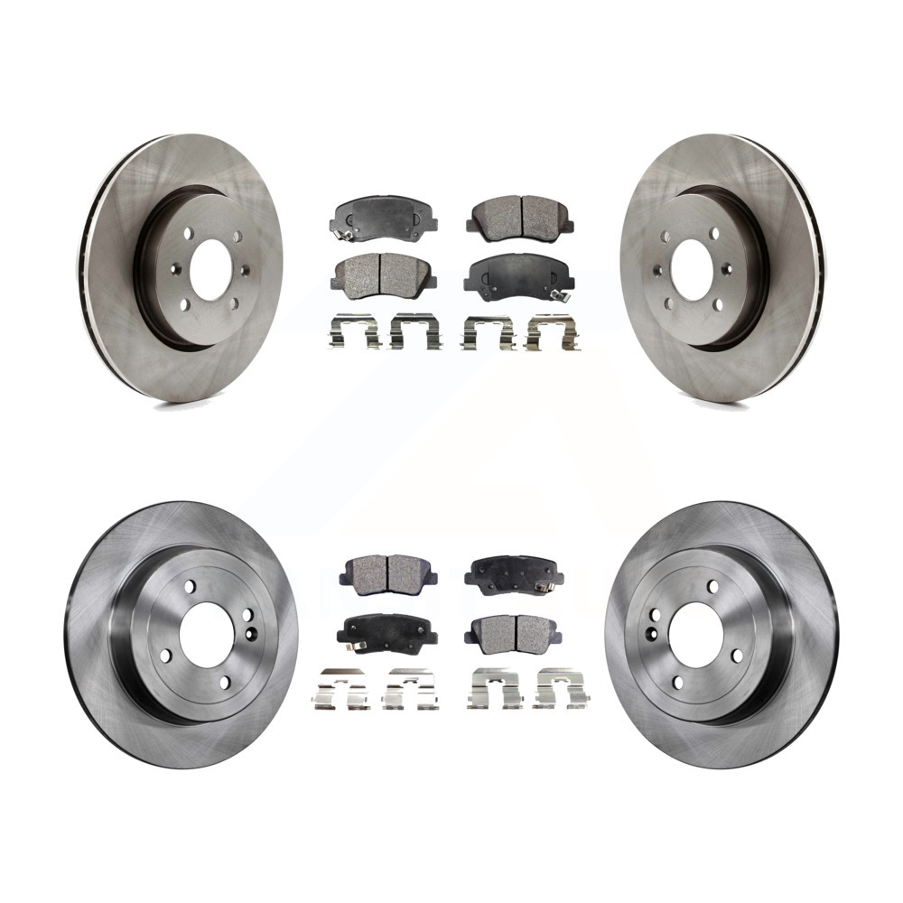 FRONT BLACK DRILLED And SLOTTED BRAKE ROTORS /& CERAMIC Pads For 06-11 Hybrid