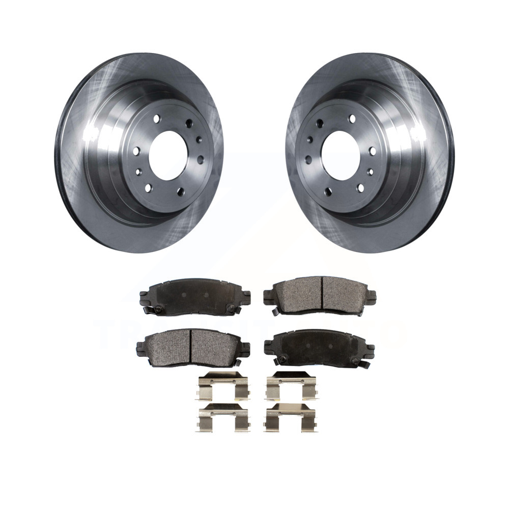 2006 2007 for GMC Envoy SLE//SLT Front /& Rear Brake Rotors and Pads