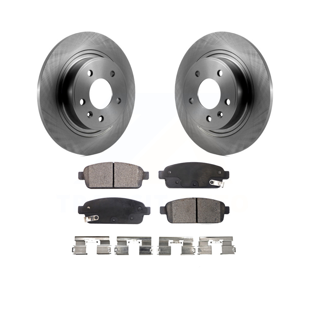 Front Brake Rotor Ceramic Pad Chevrolet Cruze Buick Verano