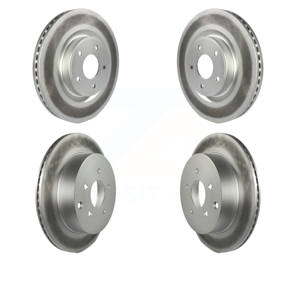 Front Rear Coated Brake Rotor Kit For Nissan Infiniti Pathfinder Murano