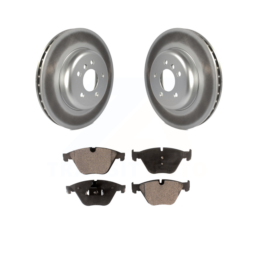 Front Coated Disc Rotors /& Semi-Metallic Brake Pads For Nissan Quest