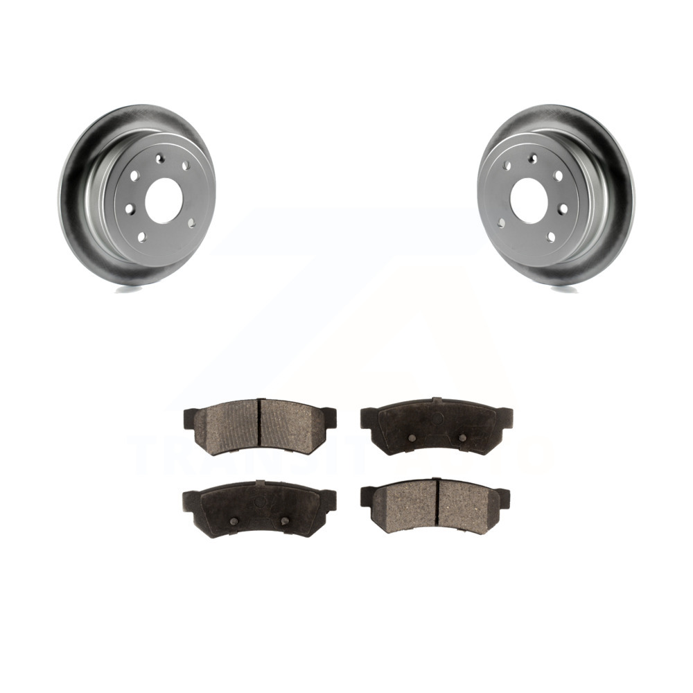 Rotors w/Metallic Pad Premium Brakes 20052006 Forenza Reno Optra Rear