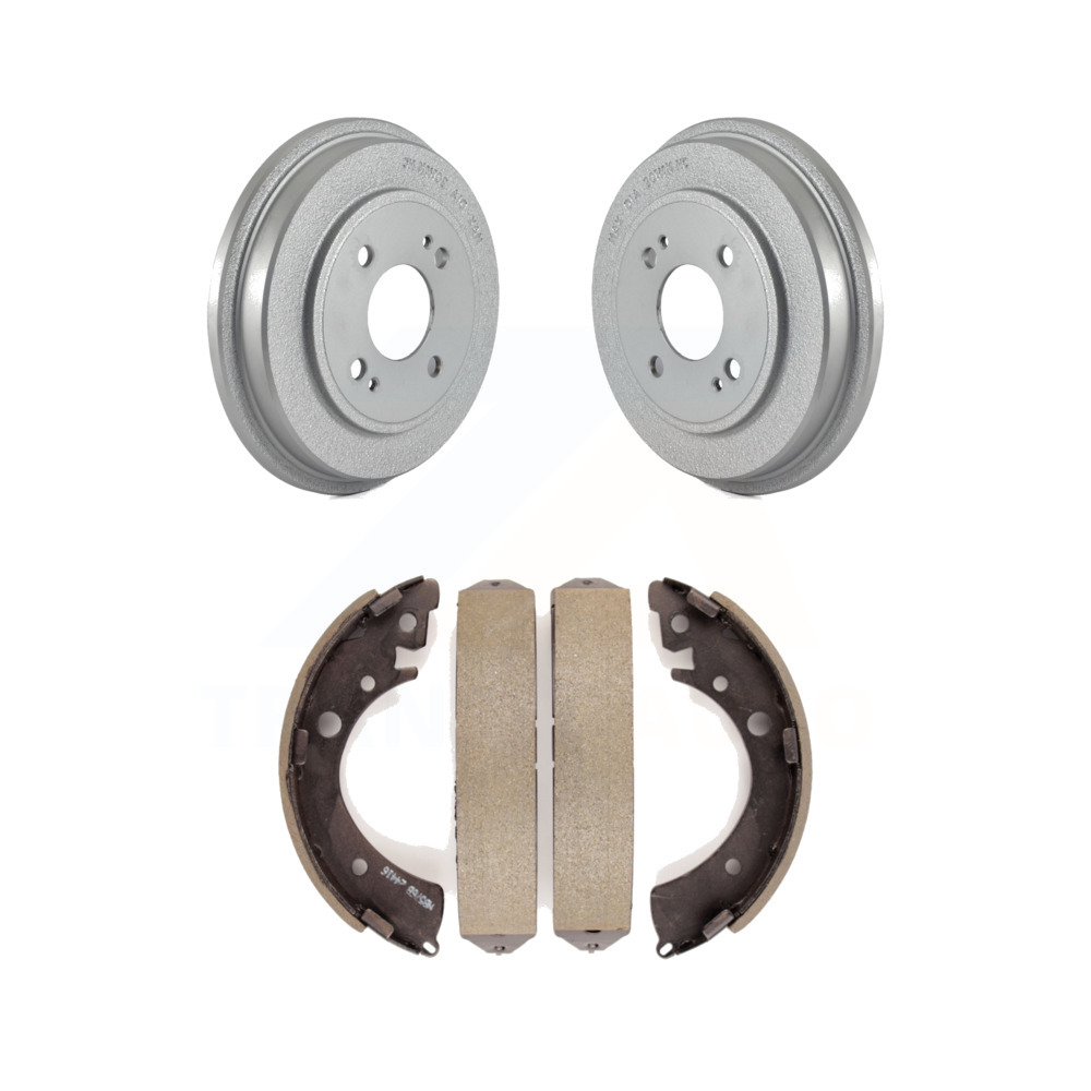 Rear Coated Brake Drum Shoes Kit Honda Civic eBay