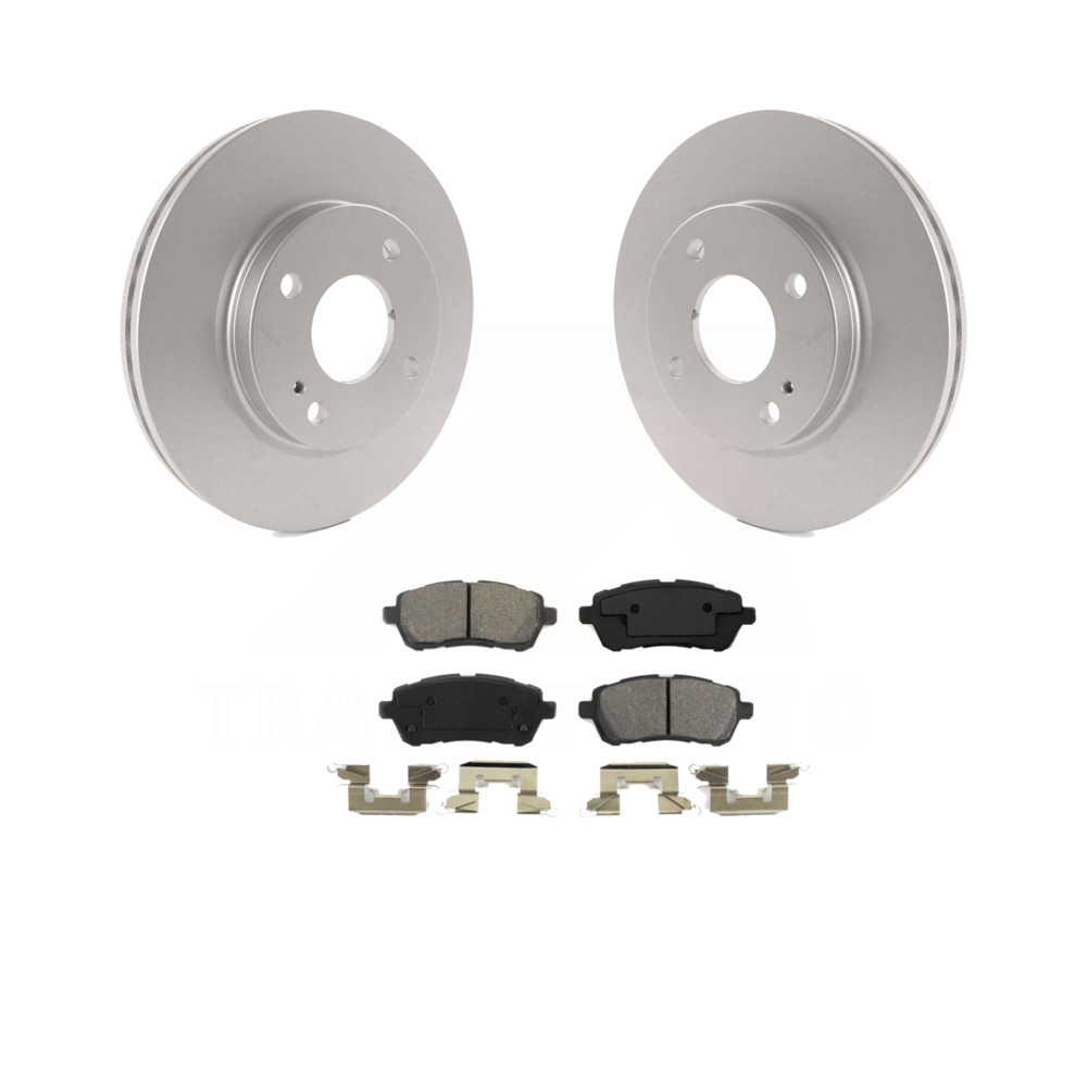 thumbnail interactive-video image 1 of AutoShack Front Brake Rotors | Replacement For 2003-2007 Ford E-250 1 of 10