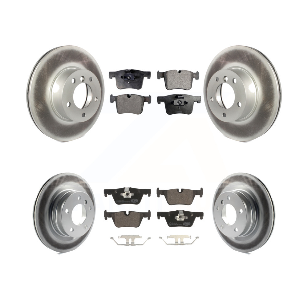 Front Rear Coat Disc Brake Rotor Ceramic Pad BMW 320i 428i 228i 230i