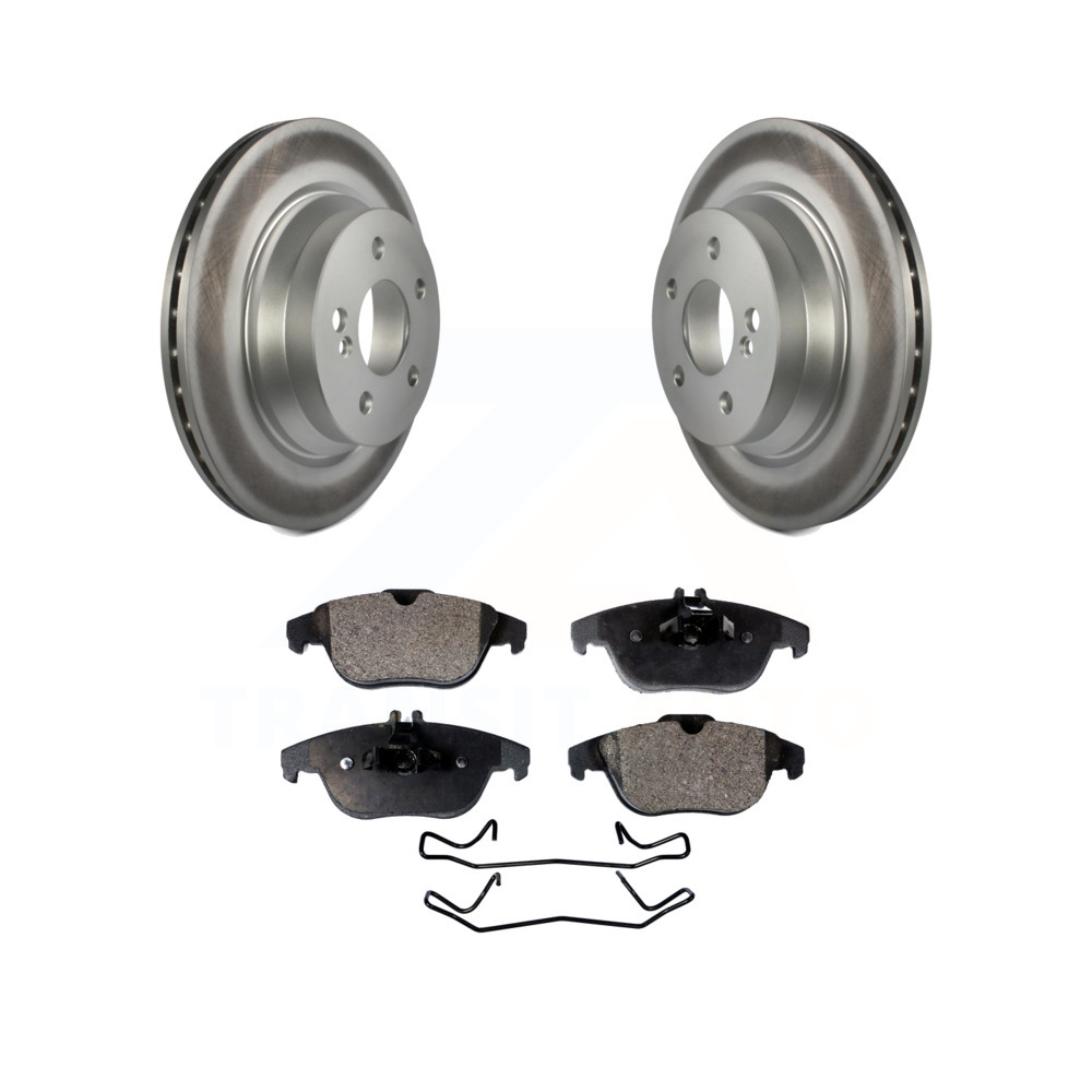 Rear Coated Disc Brake Rotors & Ceramic Pad Kit MercedesBenz GLK350