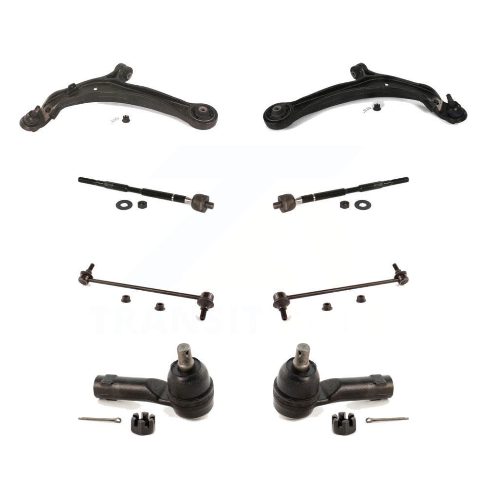 Front Control Arm And Ball Joint Tie Rod End Link Kit 2011-2017 Honda ...