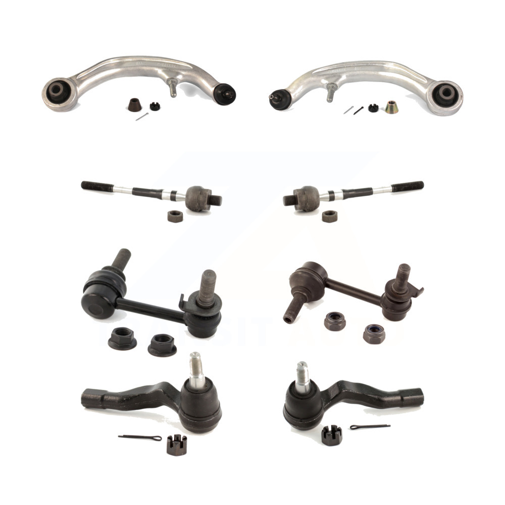 Front Suspension Control Arm & Ball Joint Tie Rod End Link Kit For ...