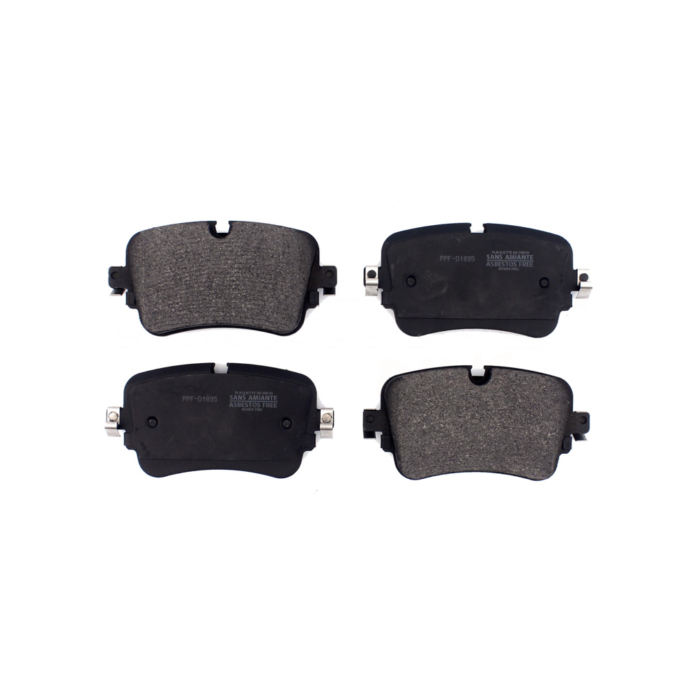 Front Rear SemiMetallic Brake Pads Pair 20172019 Audi Q7 eBay