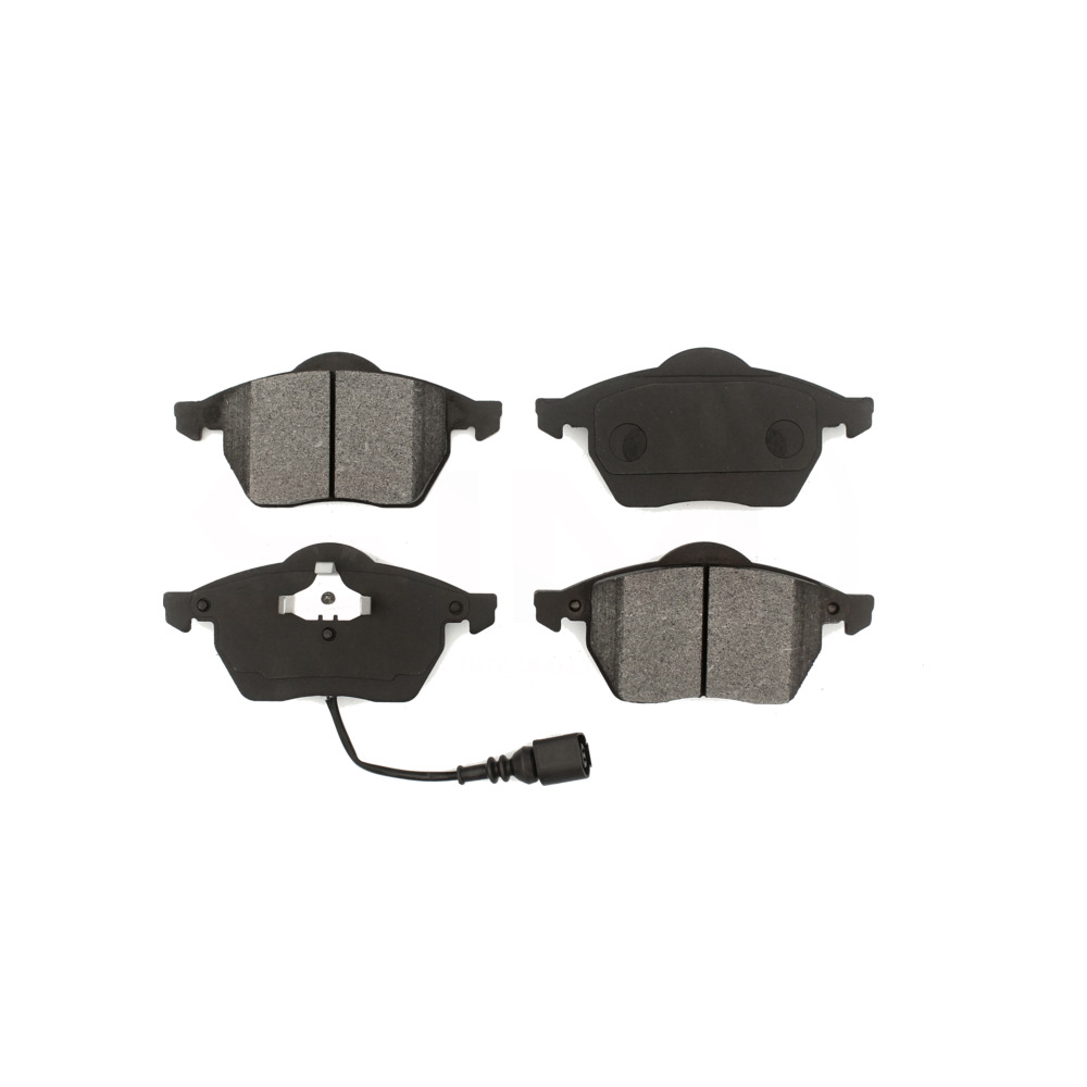 Front Rear SemiMetallic Brake Pads Pair Volkswagen Jetta Beetle Golf