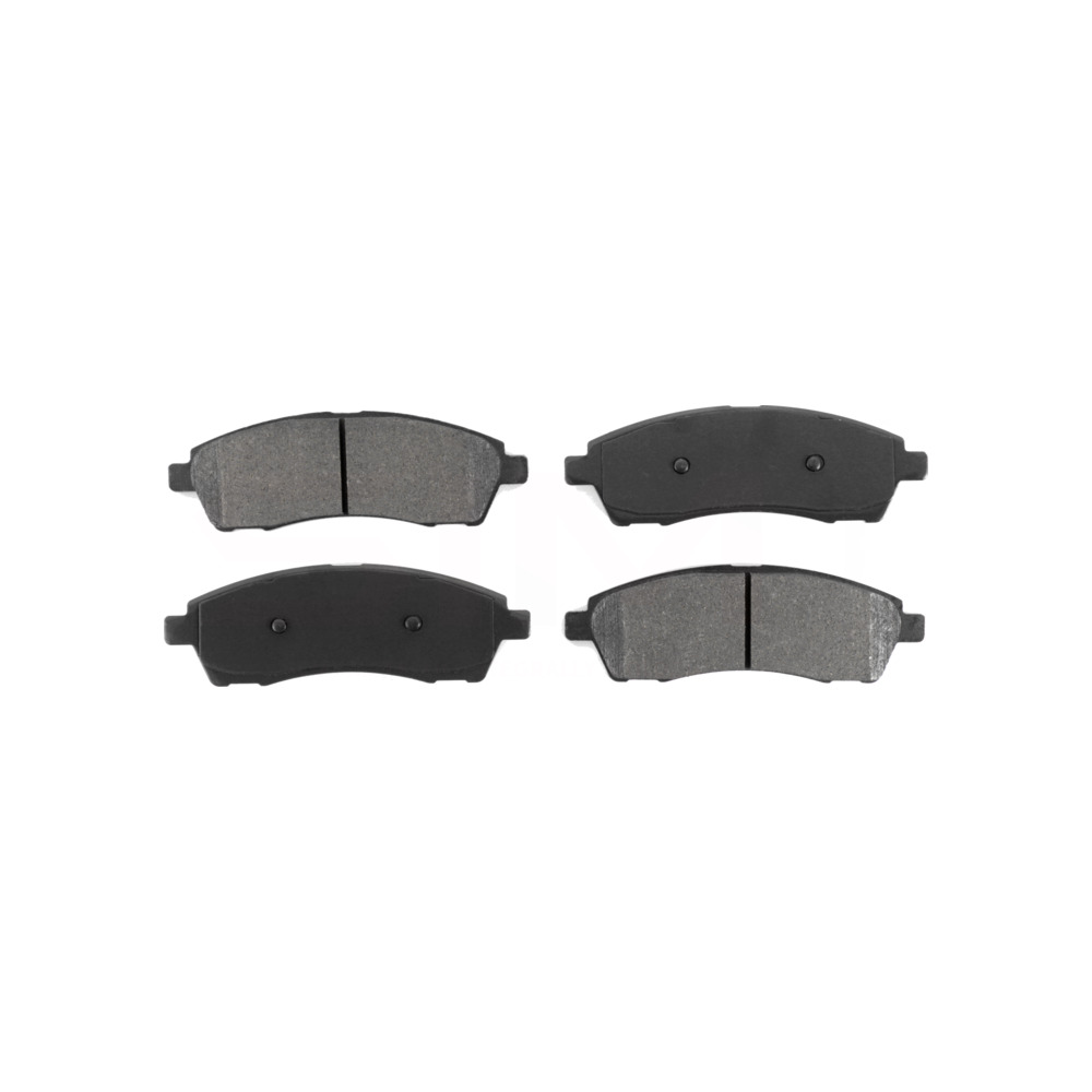 Front Rear SemiMetallic Brake Pads Pair Ford F250 Super Duty F350
