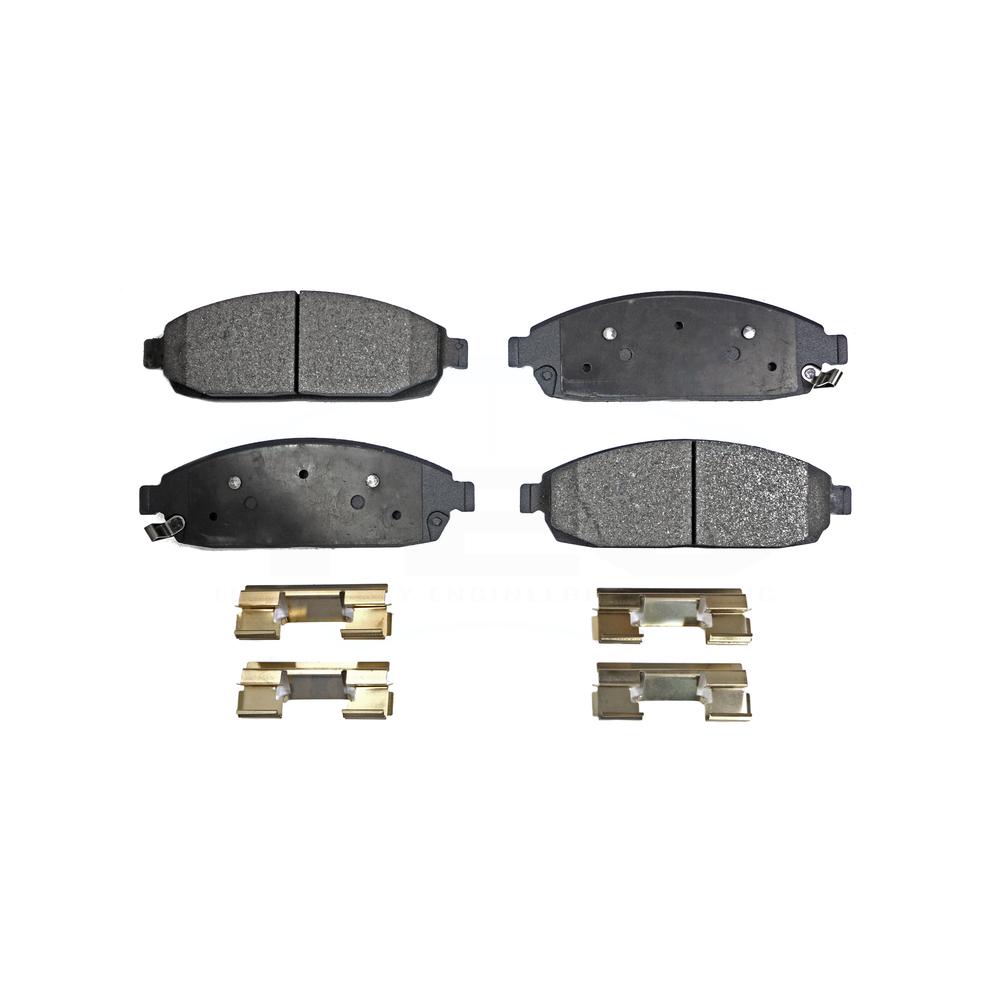 Front Rear Disc Brake Rotors & Ceramic Pad Kit For Jeep Grand Cherokee