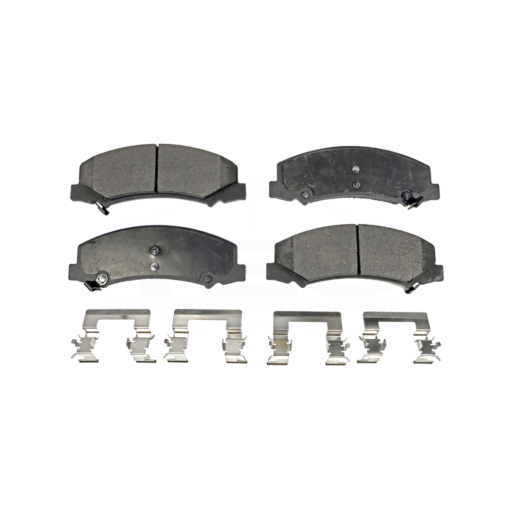 Front Rear Disc Brake Rotors And Ceramic Pads Kit Chevrolet Impala Monte Carlo eBay