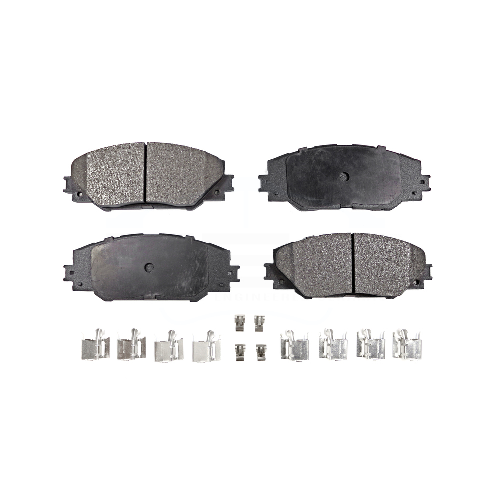 Front Rear Coated Disc Brake Rotors And Ceramic Pads Kit Toyota RAV4 eBay