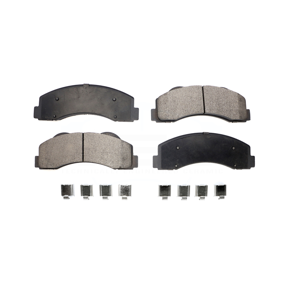 Front And Rear Ceramic Brake Pads For 2010 2011 Ford F150