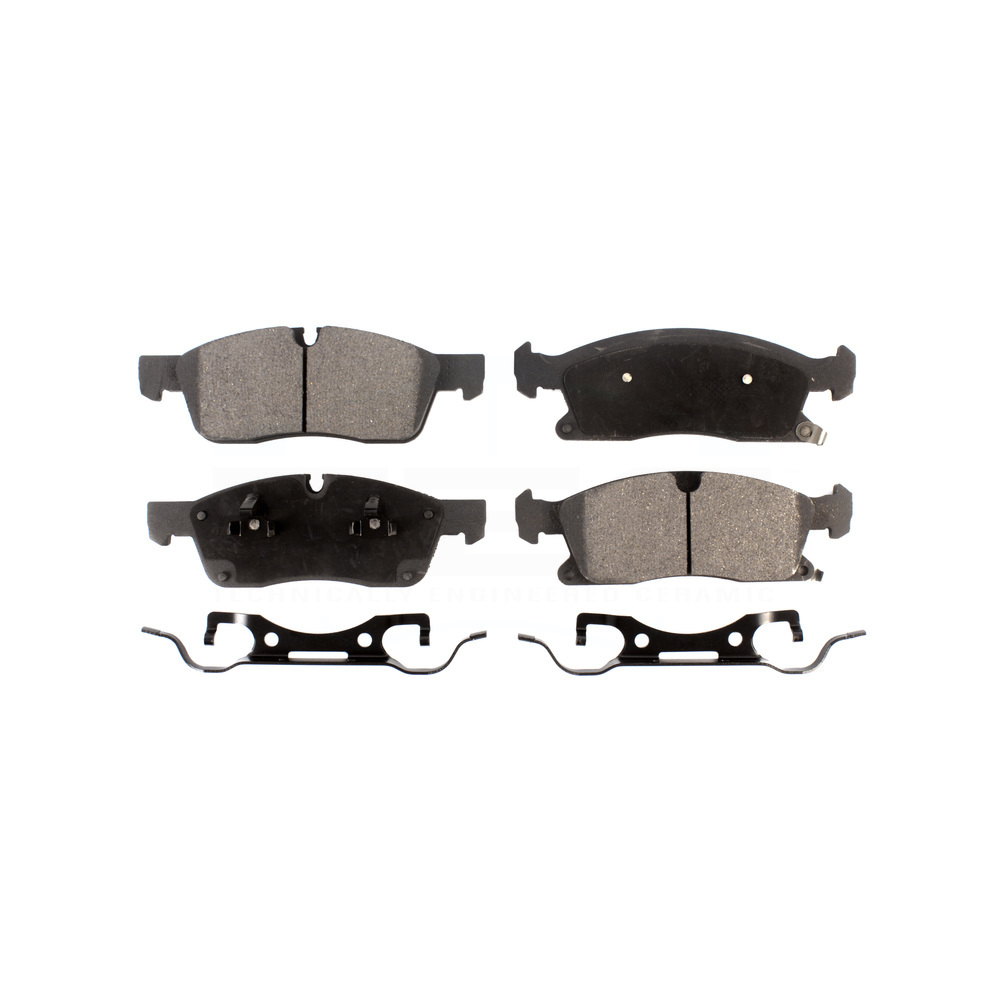 FRONT CERAMIC BRAKE PADS FOR DODGE DURANGO 2011 2012 2013 2014 2015