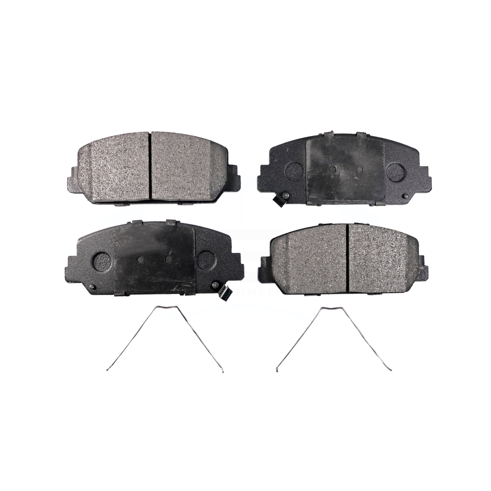 Front Coated Drilled Slotted Disc Brake Rotors And Ceramic Pad Kit